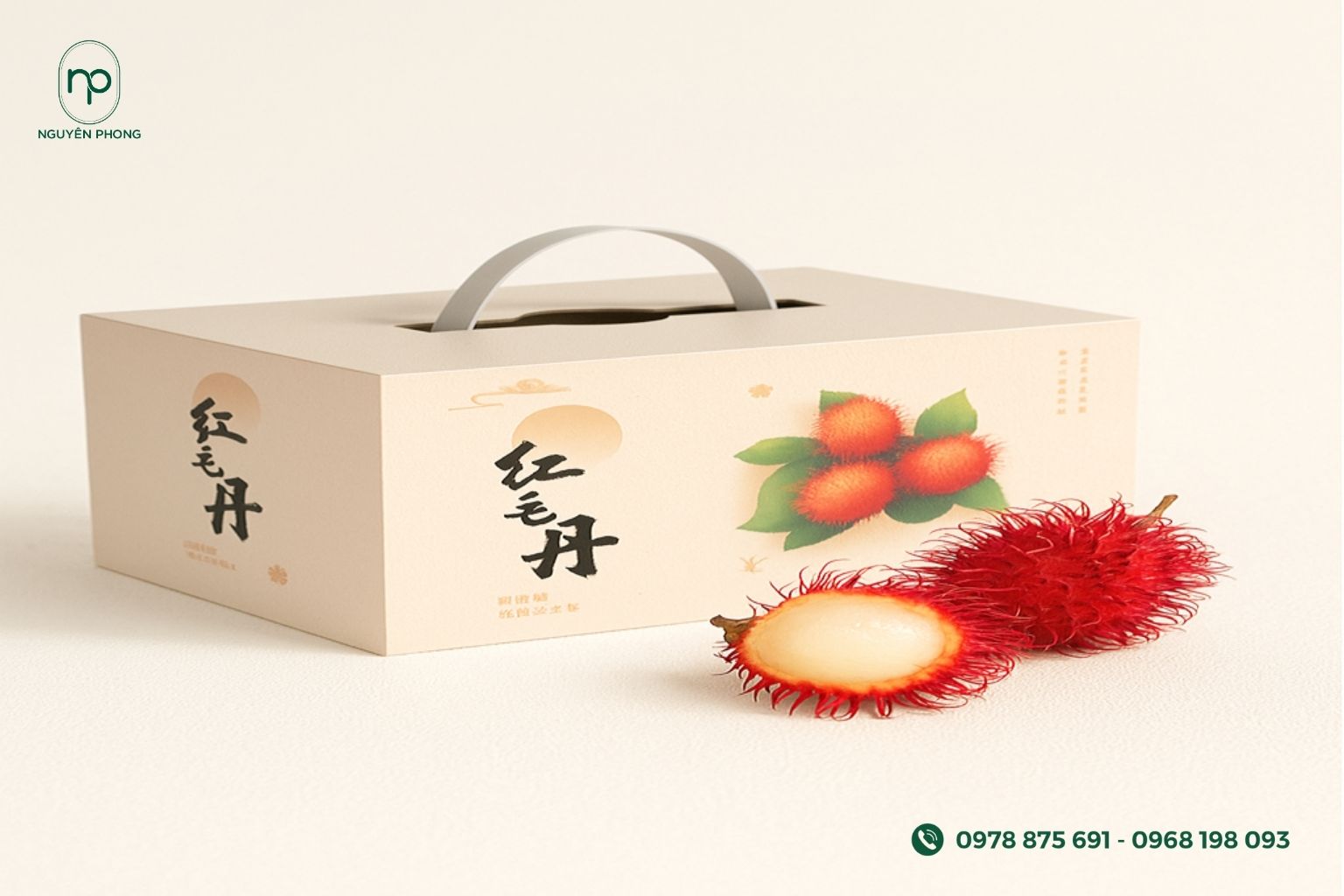 Câu hỏi về in ấn thùng carton đựng chôm chôm
